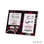 Moldura dupla "amo-te muito"