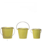 Balde em metal GR - Amarelo