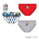 MICKEY - Set 3 slip T2-3/4-5/6-8