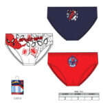 SPIDERMAN - Caixa 3 slip T2-3/4-5/6-8