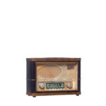 Rádio decorativo em metal