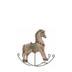 NATAL - Cavalo de baloiço poliresina