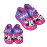 MINNIE - Pantufa c/velcro rosa T22-27