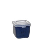 Saleiro c/tampa dispensadora Azul