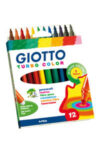 Caixa 12 marcadores Giotto