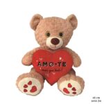Urso c/coração "Amo-te"