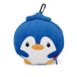 Almofada de viagem c/máscara de dormir - Pinguim
