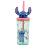 STITCH - Copo c/tampa 3D 360ml