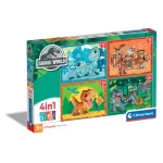 MUNDO JURASSICO - Puzzle 4 em 1