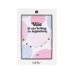 Colar Aço Dourado Estrelas - Mãe