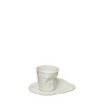 Conj. 6 copos café c/pires em porcelana
