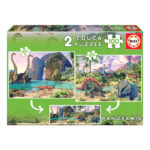 Puzzle 2x100 Dinossauros