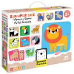 Suuuper Size Memory Game Wild Animals 2+