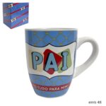 Caneca Abaulada Azul Pai