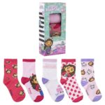 GABBY'S DOLLHOUSE - Conj. 5 pares de meias