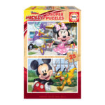 2x Super Puzzle 25 Madeira Mickey & Friends