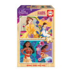 2x Super Puzzle 25 Madeira Princesas