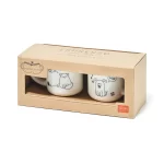 2 Chávenas de Café em Porcelana - Cão e Gato - Image 3