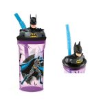 BATMAN - Copo c/palhinha 3D 360ml