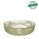 Centro vidro Liso Alabaster 35cm