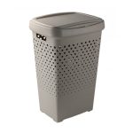 Cesto Zoom em plástico 70L Colors Beje