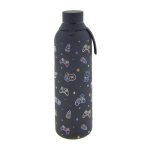 Garrafa Aço 710ml - Black Neon Gamer