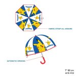 POKEMON - Guarda-chuva auto transparente