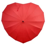 Guarda-chuva em forma de coração