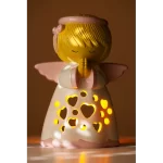 LDW - Anjo da Guarda Rosa p/vela Led - Image 2