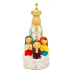 LDW - Aparição de Fátima c/nuvem, 16cm