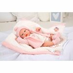 Reborn 40cm c/peso Marta rosa c/manta - Image 2