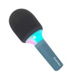 Microfone de karaoke azul