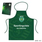 SCP - Avental Sportinguista na cozinha