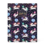 Caderno pautado grande - Unicórnio