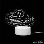 Candeeiro Led Amor Adoro-te