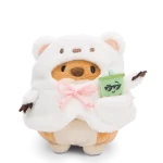 Cão Hiro, c/chá de bolhas fantasia urso