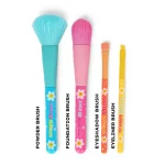 Conj. 4 pinceis de maquilhagem - Daisy