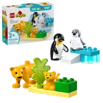 DUPLO Famílias de pinguins e leões