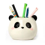 Porta-canetas em cerâmica - Panda