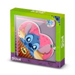 STITCH - Diário coração + chaves