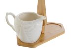 Conj. 3 peças porcelana/bambu - Image 3