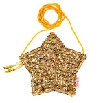 Star - Mala estrela dourada c/lantejoulas