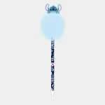 STITCH - Caneta gel glitter c/pom pom