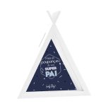 Mealheiro de madeira tipi - Para as poupanças de um super pai