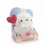 Peluche Molang c/balão formato coração