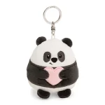 Porta-chaves peluche, Panda c/coração 8cm