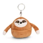 Porta-chaves peluche, Preguiça 8cm