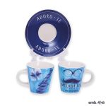 Set café c/colher AZ Melhor Pai
