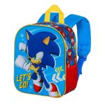 SONIC "Go" - Mochila infantil 3D