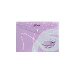 STITCH "Love" - Capa botão A4 malva